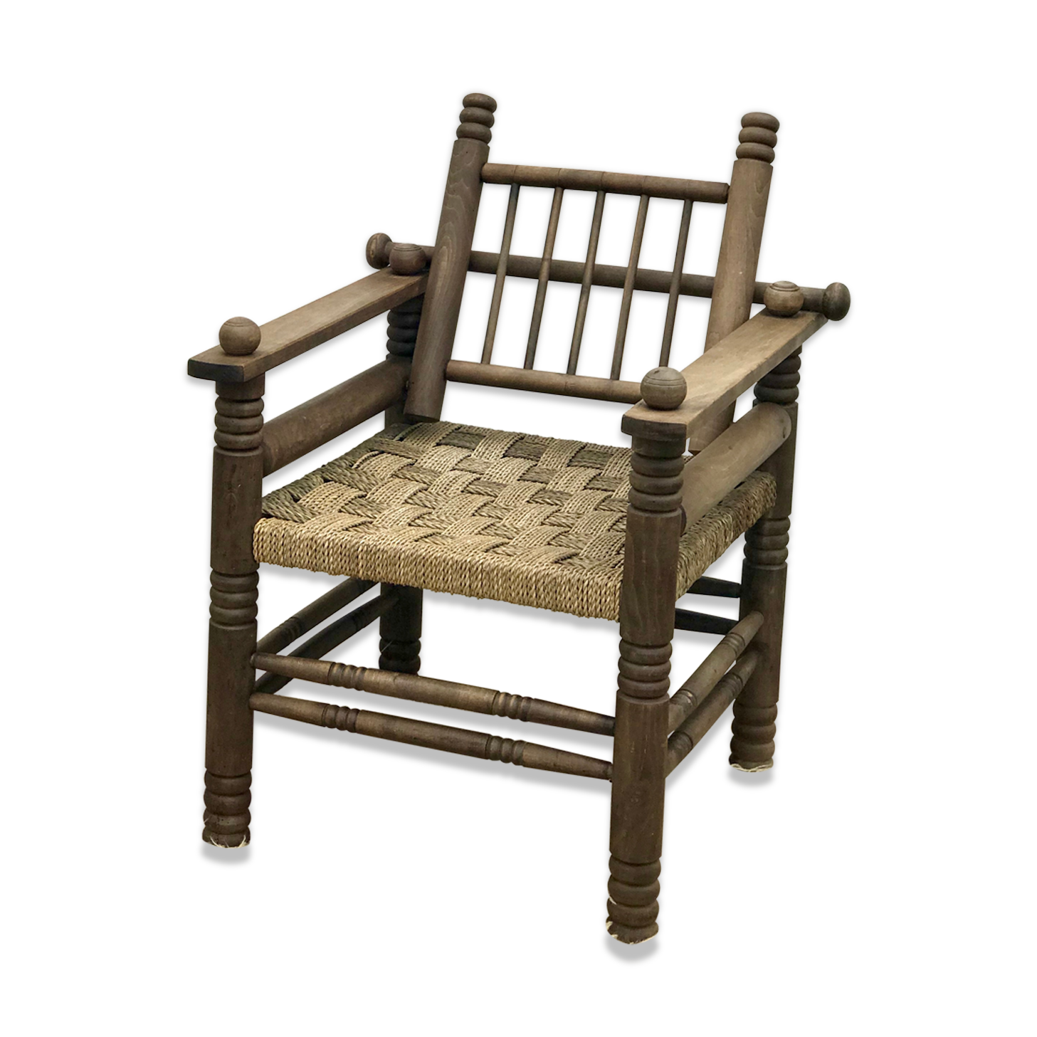 Fauteuil ancien corde