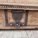 bench - teak chest from Burma with original fittings