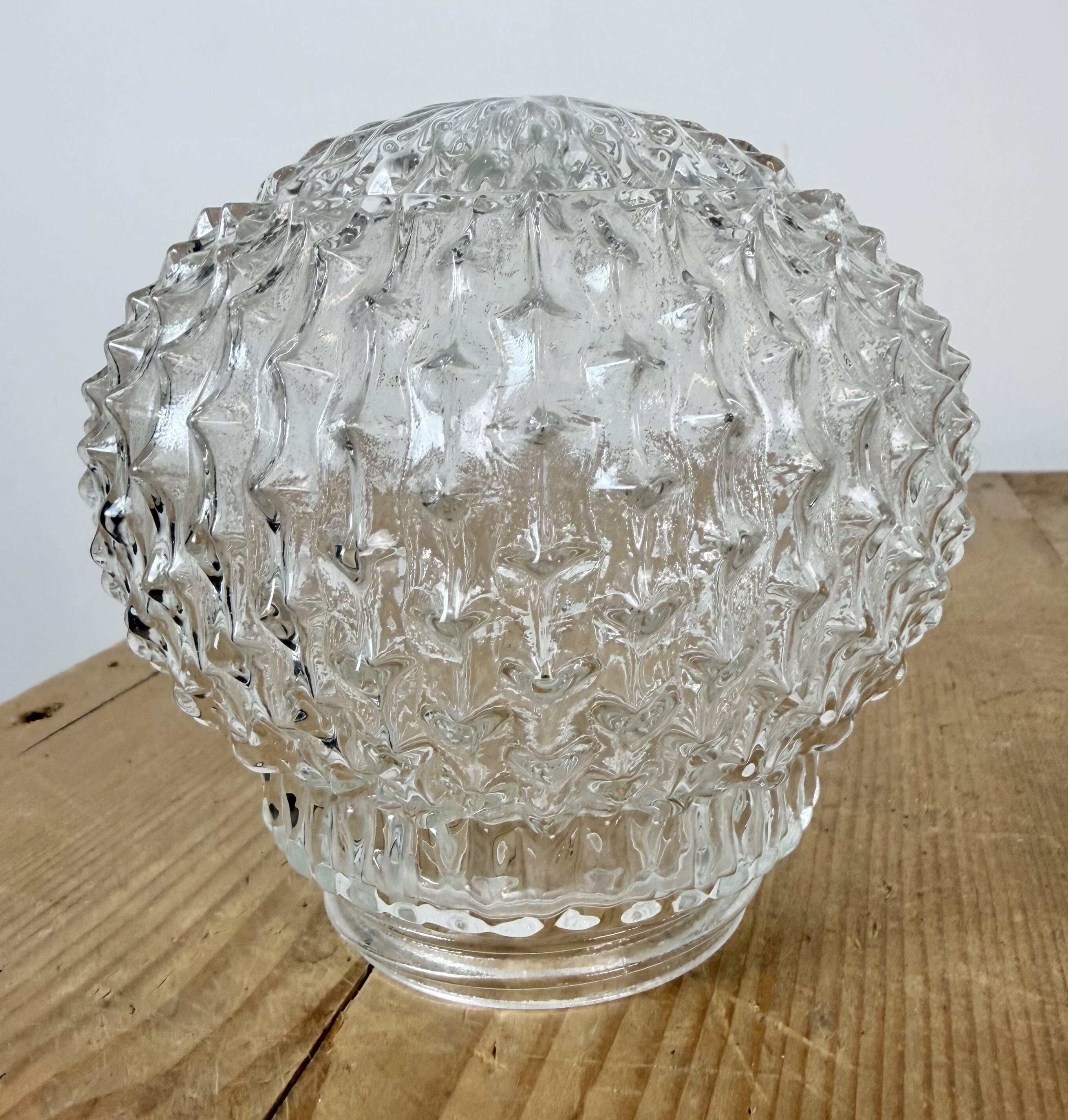 Vintage White Porcelain Ceiling Light, 1970s