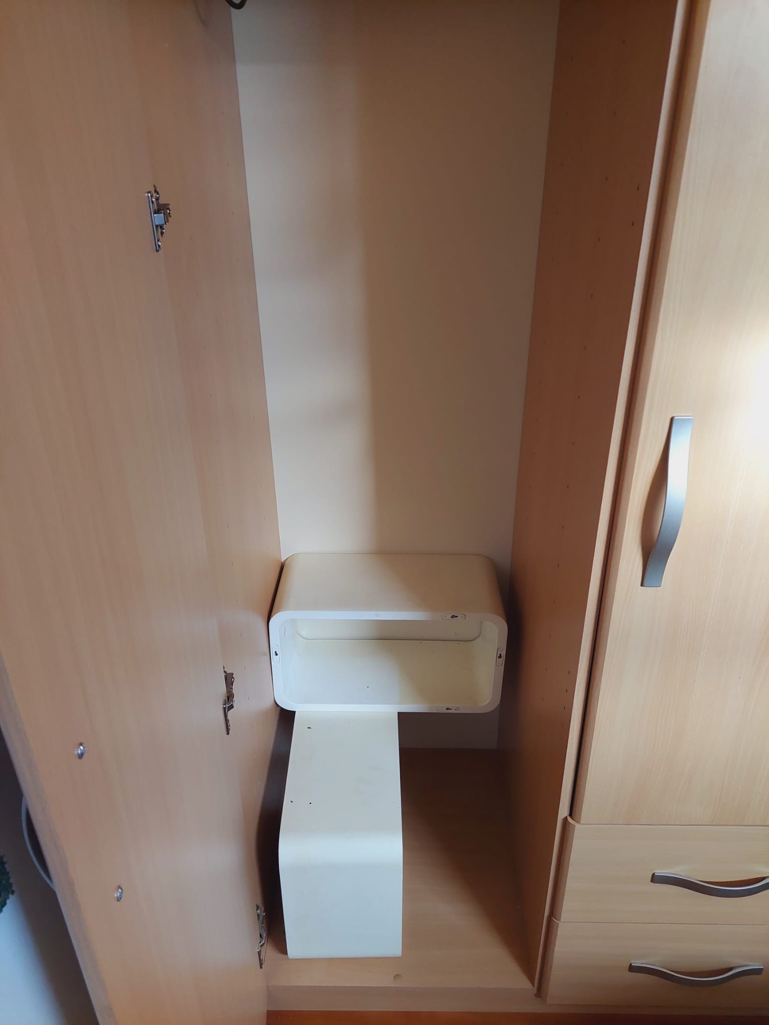 Modern cabinet with wardrobe