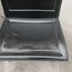 Italian leather low chair Midj