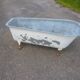 Zinc bathtub