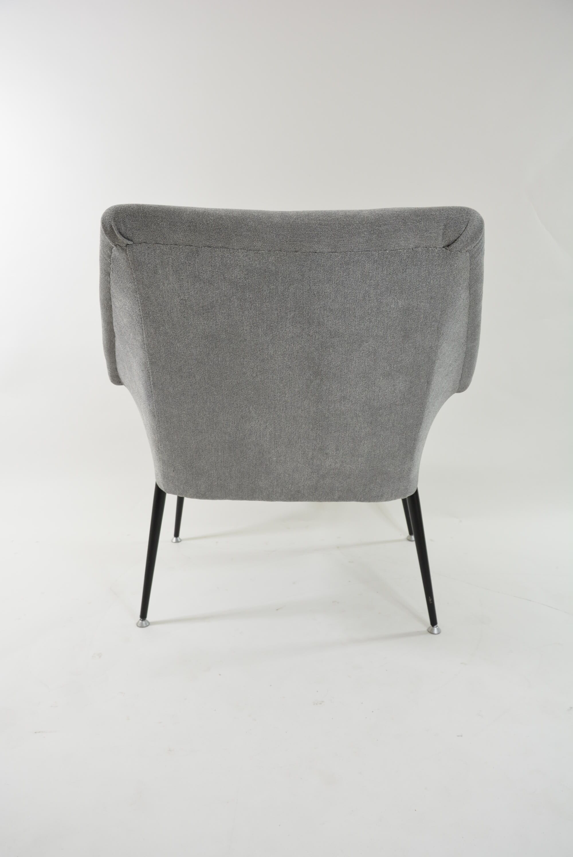 Grey square shell chair