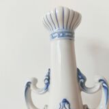Delft candlestick with décor mills