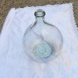 Demijohn in transparent glass