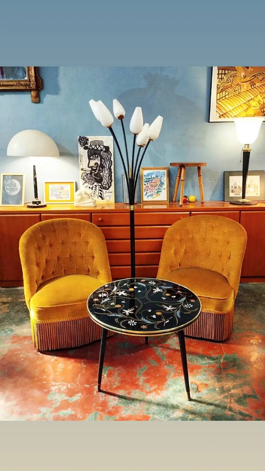 Toad sofa and 2 armchairs set