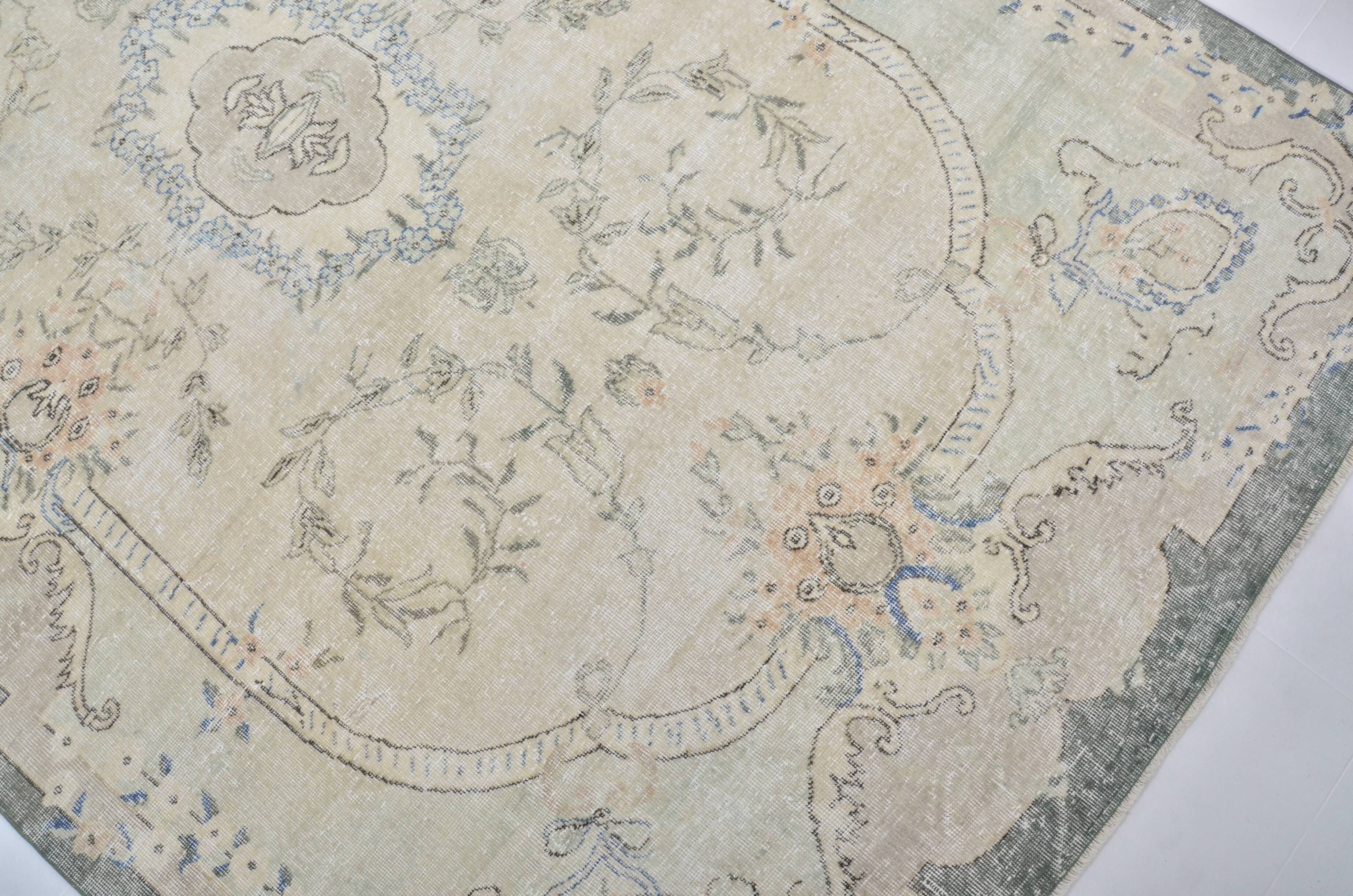 Oushak Big size Antique Vintage Carpet sku 3242