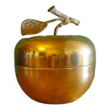 Apple-shaped brass tidy