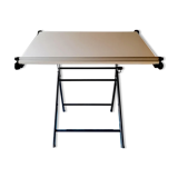 Bieffe architect's drawing table with ruler