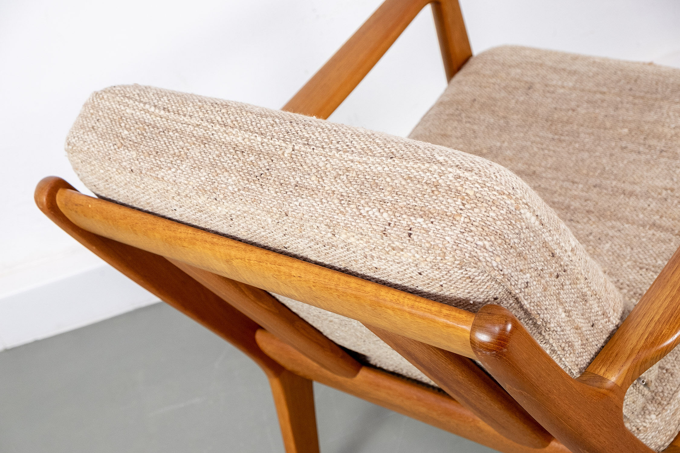 Vintage teak lounge chair by Juul Kristensen, 1960s