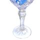 Coloured footed glass Anna Hutte (Germany) model Asti