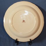 Gien round foliage decoration dish - 31 cms