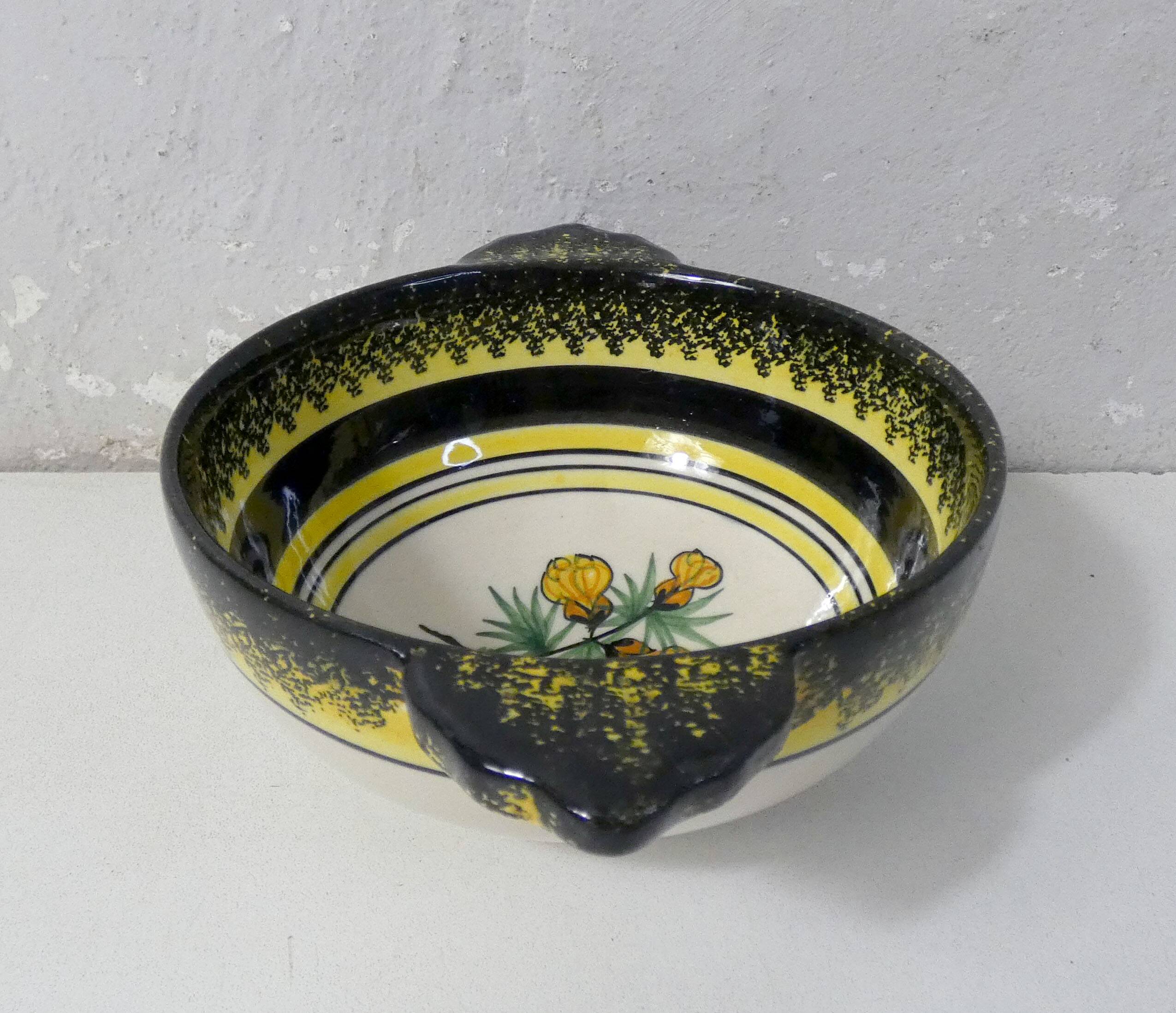 Henriot Quimper botanical bowl