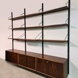 Vintage Danish design wall unit Poul Cadovius Royal system