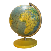 Vintage globe in Polish