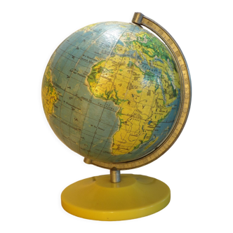 Globe terrestre vintage en polonais