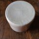 Glazed stoneware mustard pot