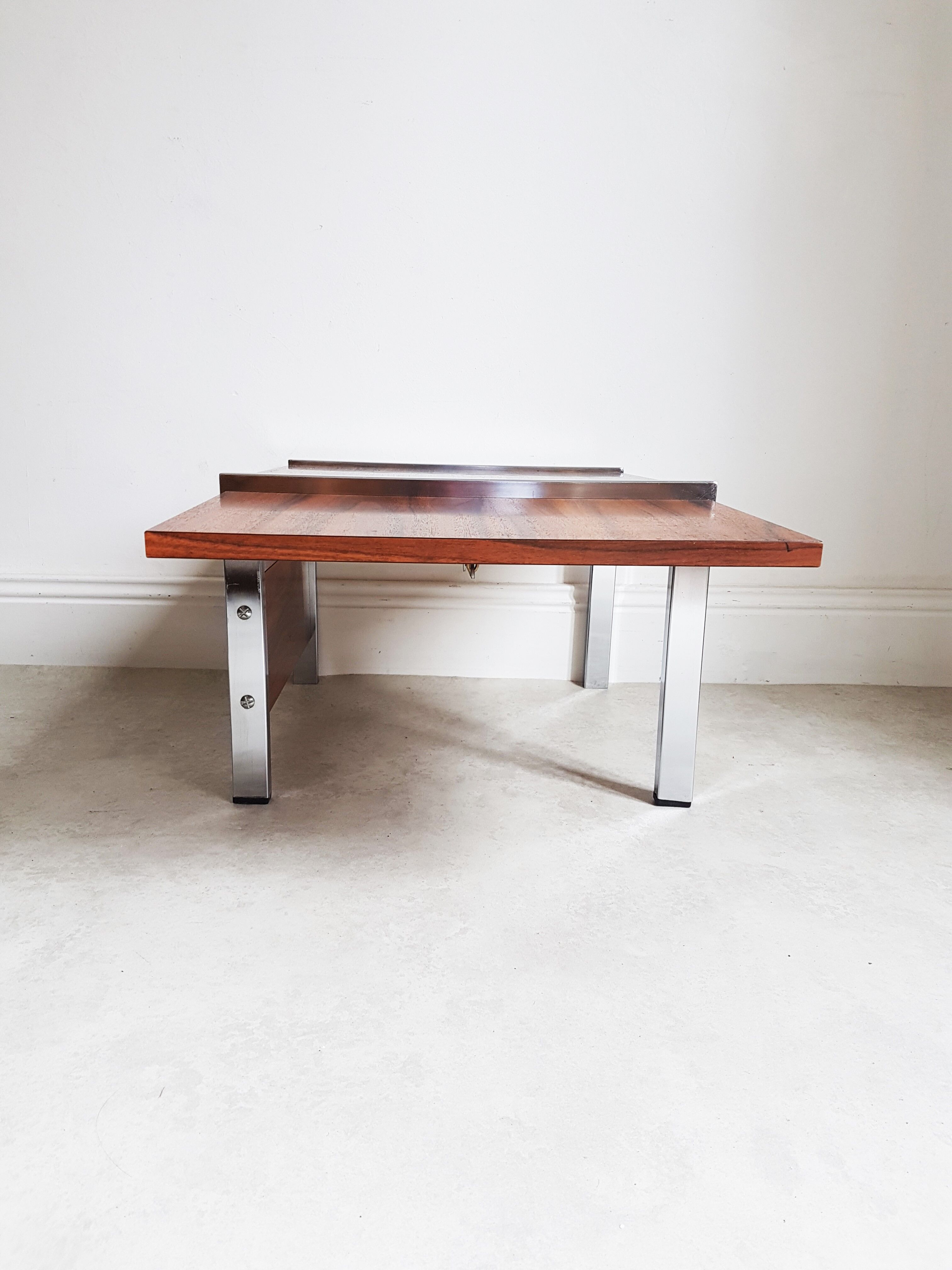 Low chrome and formica table