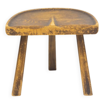 Rustic French tripod stool