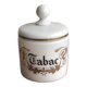 Pot à tabac en opaline décor doré