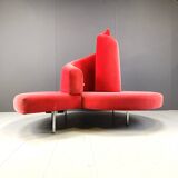 Tatlin Sofa in Velvet from Edra, 1990s