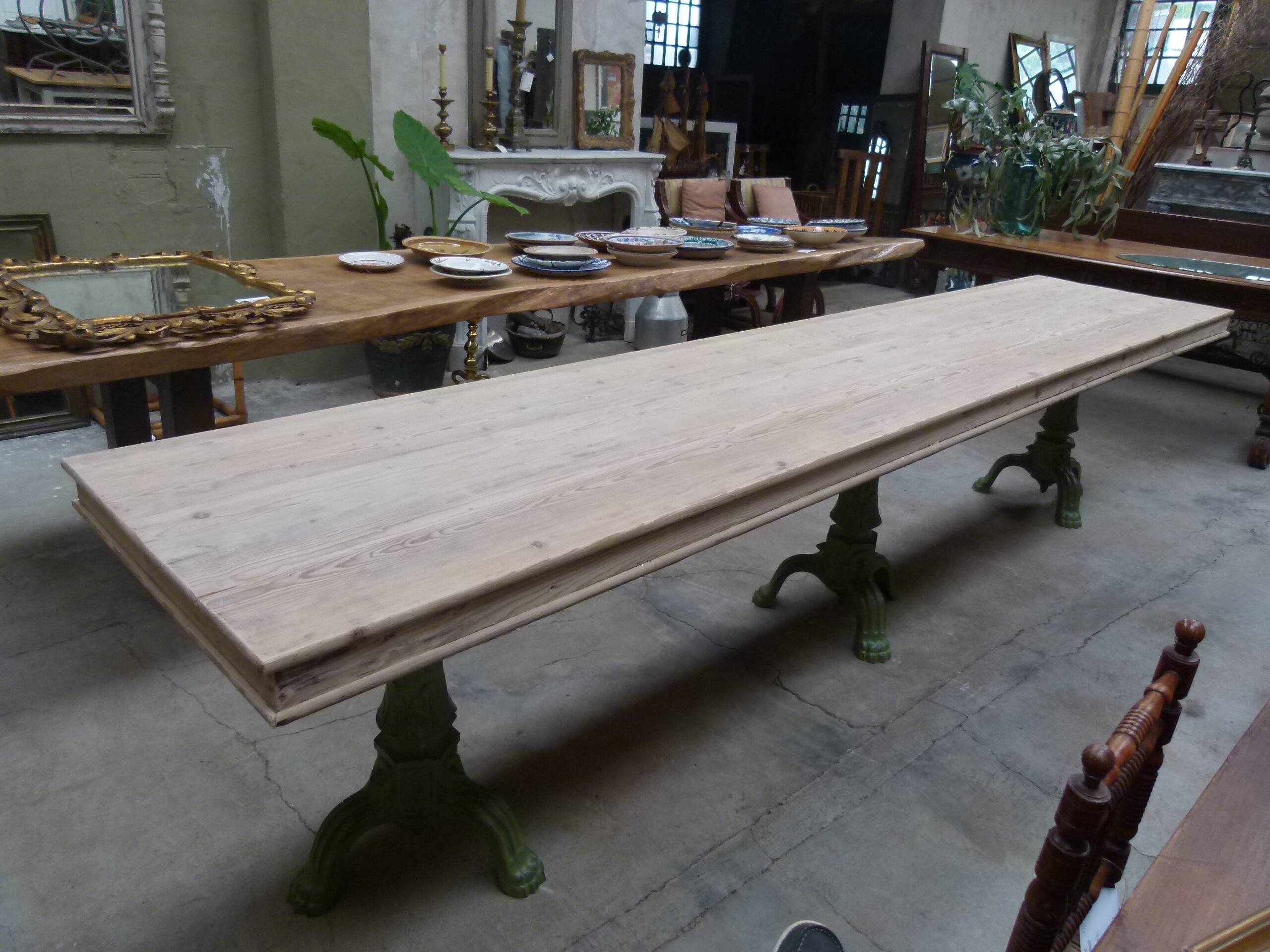 19th century wooden counter