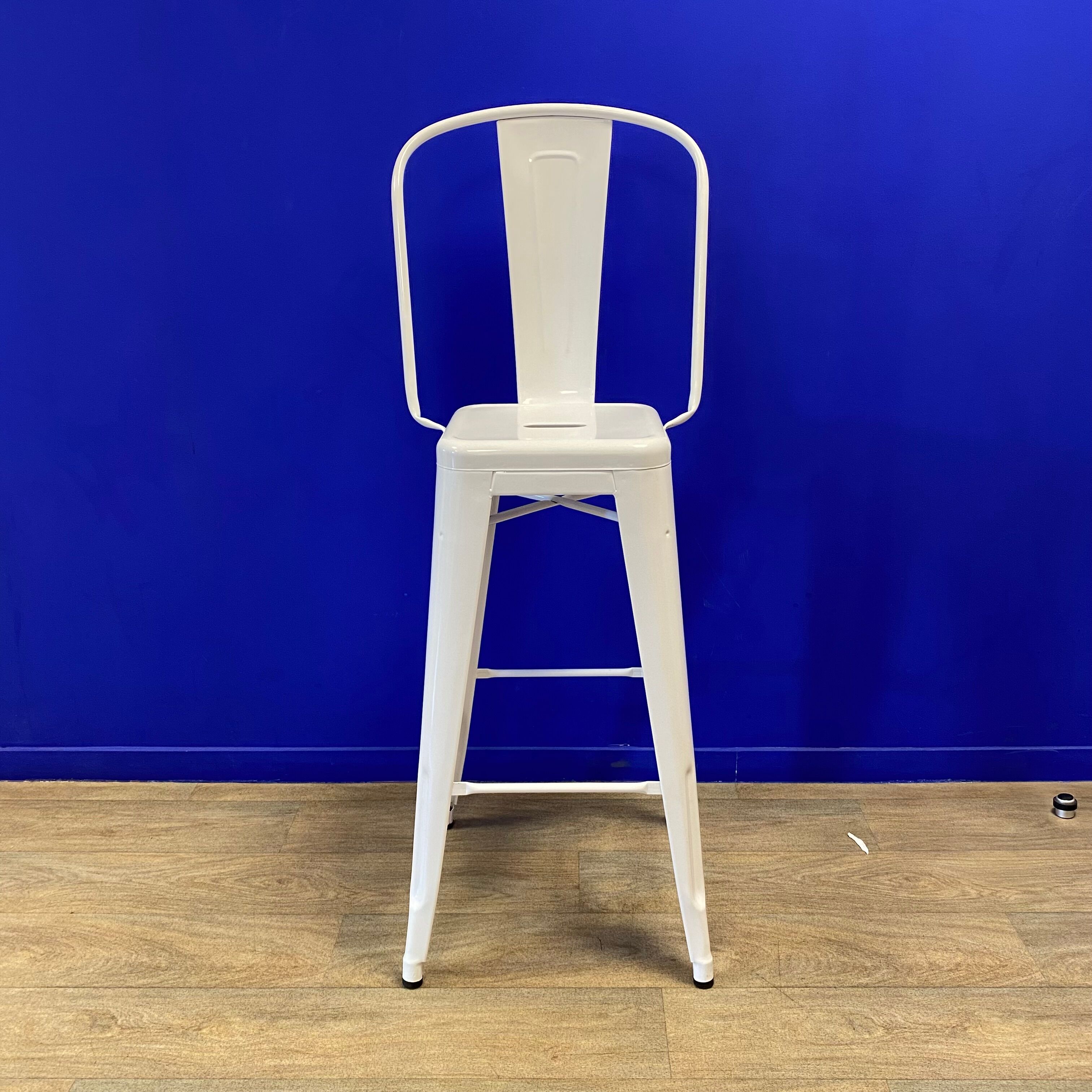 Tabouret h75 grand dossier - tolix