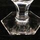 9 water glasses in crystal cut with diamond tip cristallerie de lorraine