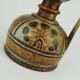 Italian ceramic vase jug italica ars model 1680/16 brown and orange