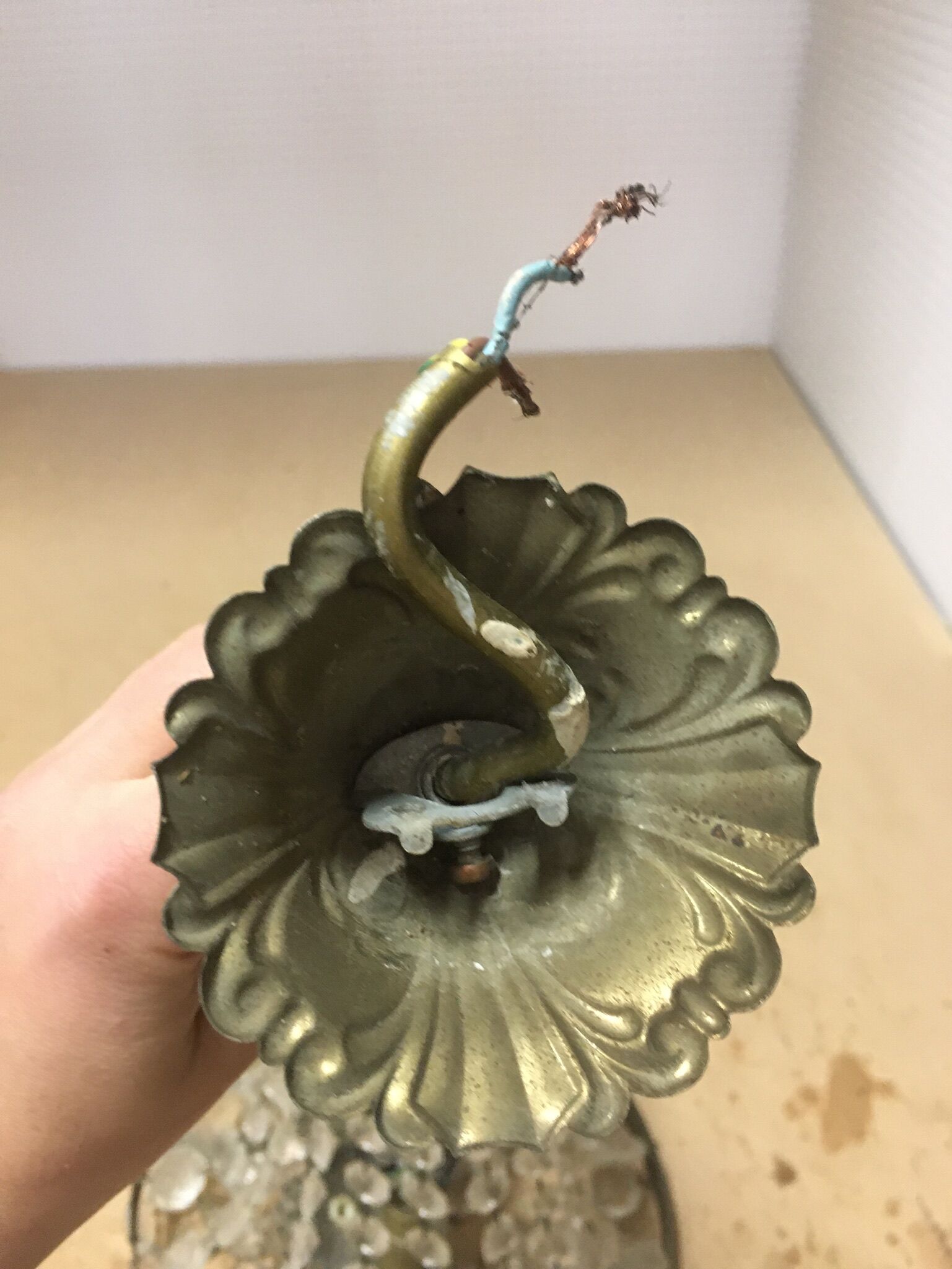 Balloon chandelier with stamps