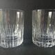 Lot of 2 Rotary Gm whisky glasses in Baccarat crystal.
