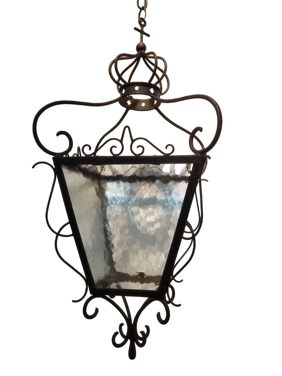 Wrought iron lantern