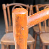 6 chairs bistro old cannage