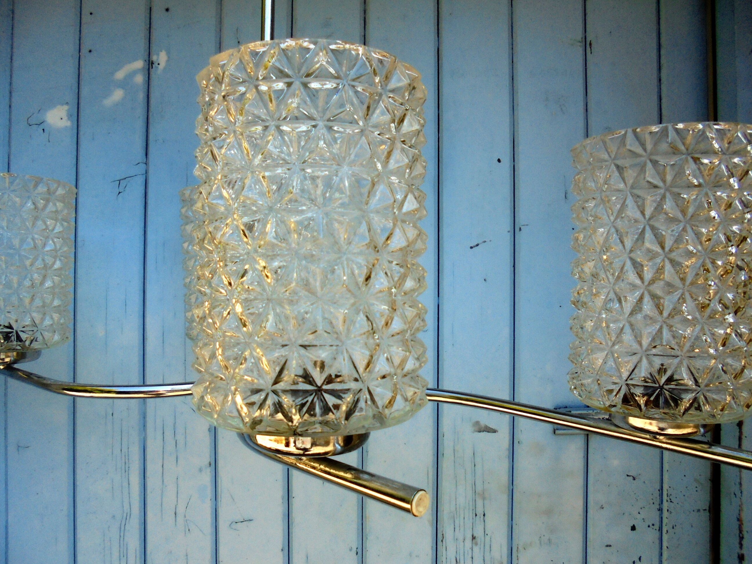 4-branched 60s chandelier