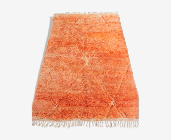 Tapis beni m'rirt orange 200x315cm