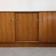 Modernist enfilade in rosewood attributed to O. Borsani, Italy circa 1970.