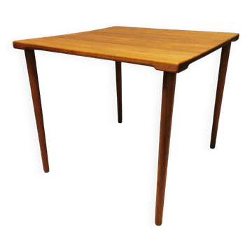 Table d'appoint en teck massif avec pieds amovibles, modèle FD544, par Edvard Kindt-Larsen pour France et fils