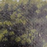 Painting on wood signed