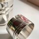 Silver-plated glass and napkin ring by UDNER