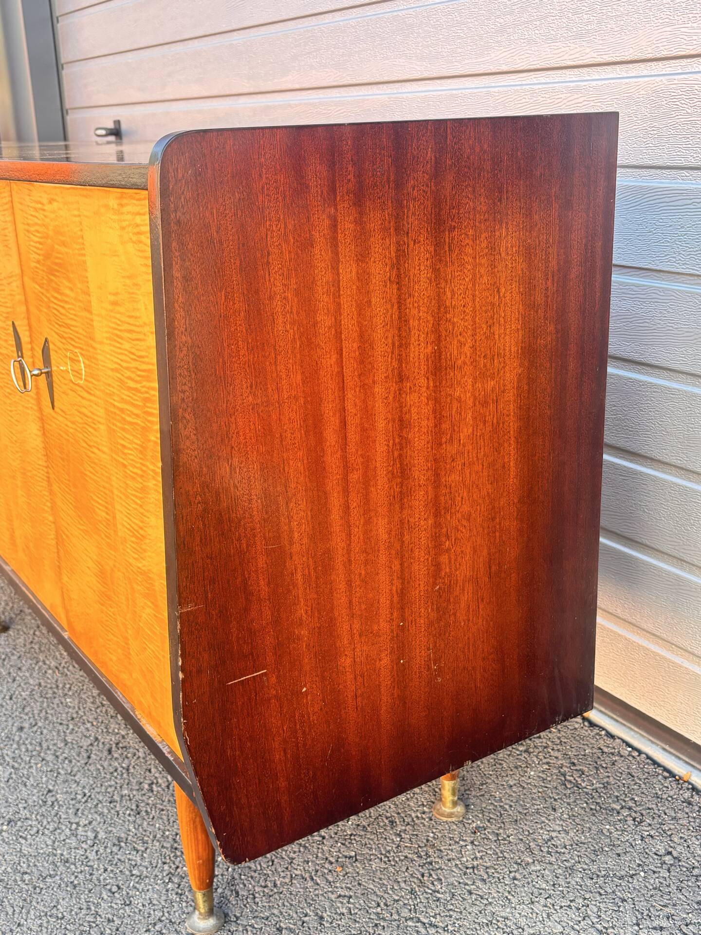 Vintage Scandinavian wooden sideboard – 1960s/70s