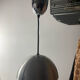 Vintage half globe pendant lamp