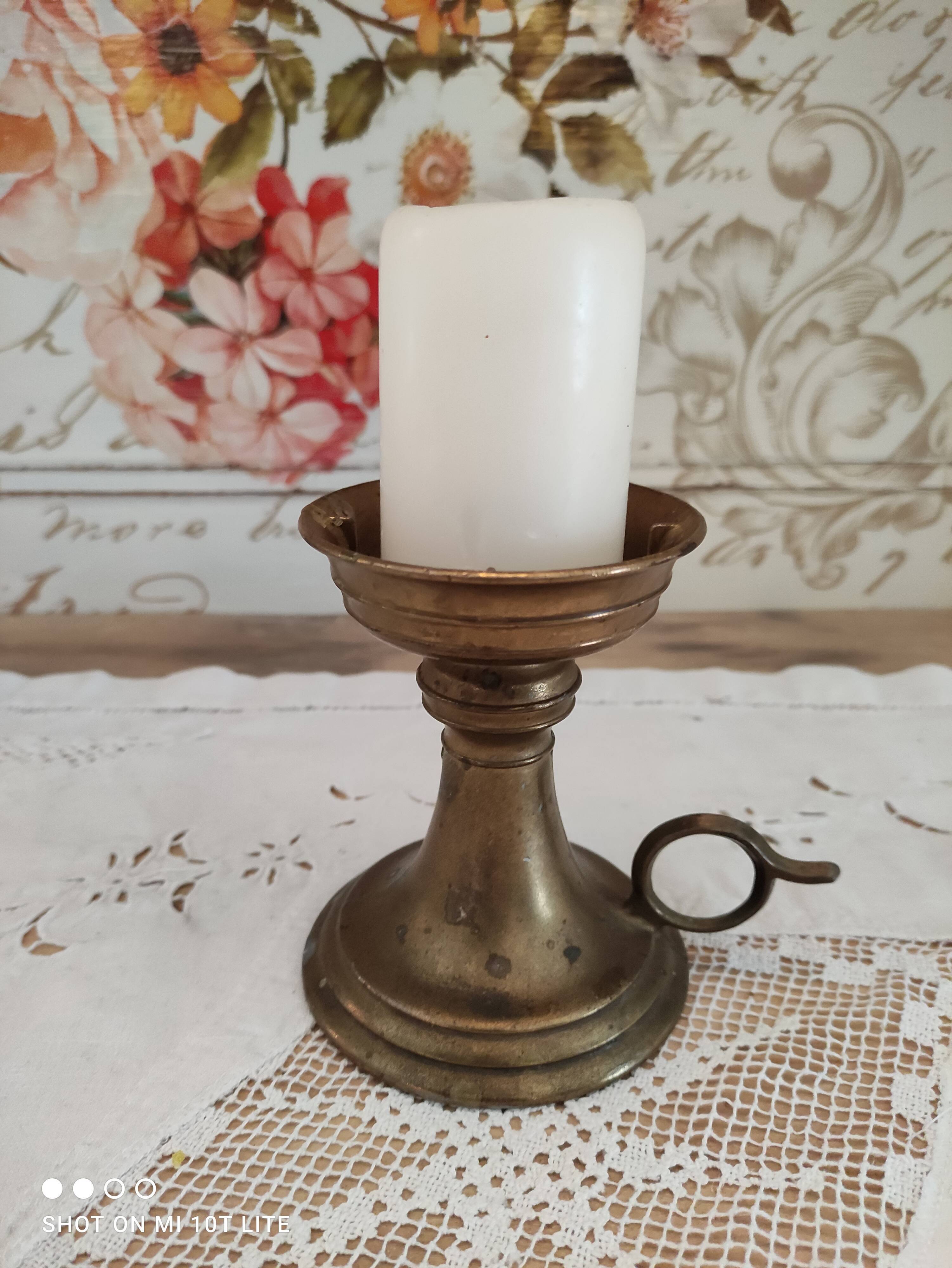 Cellar rat high brass for thick candle