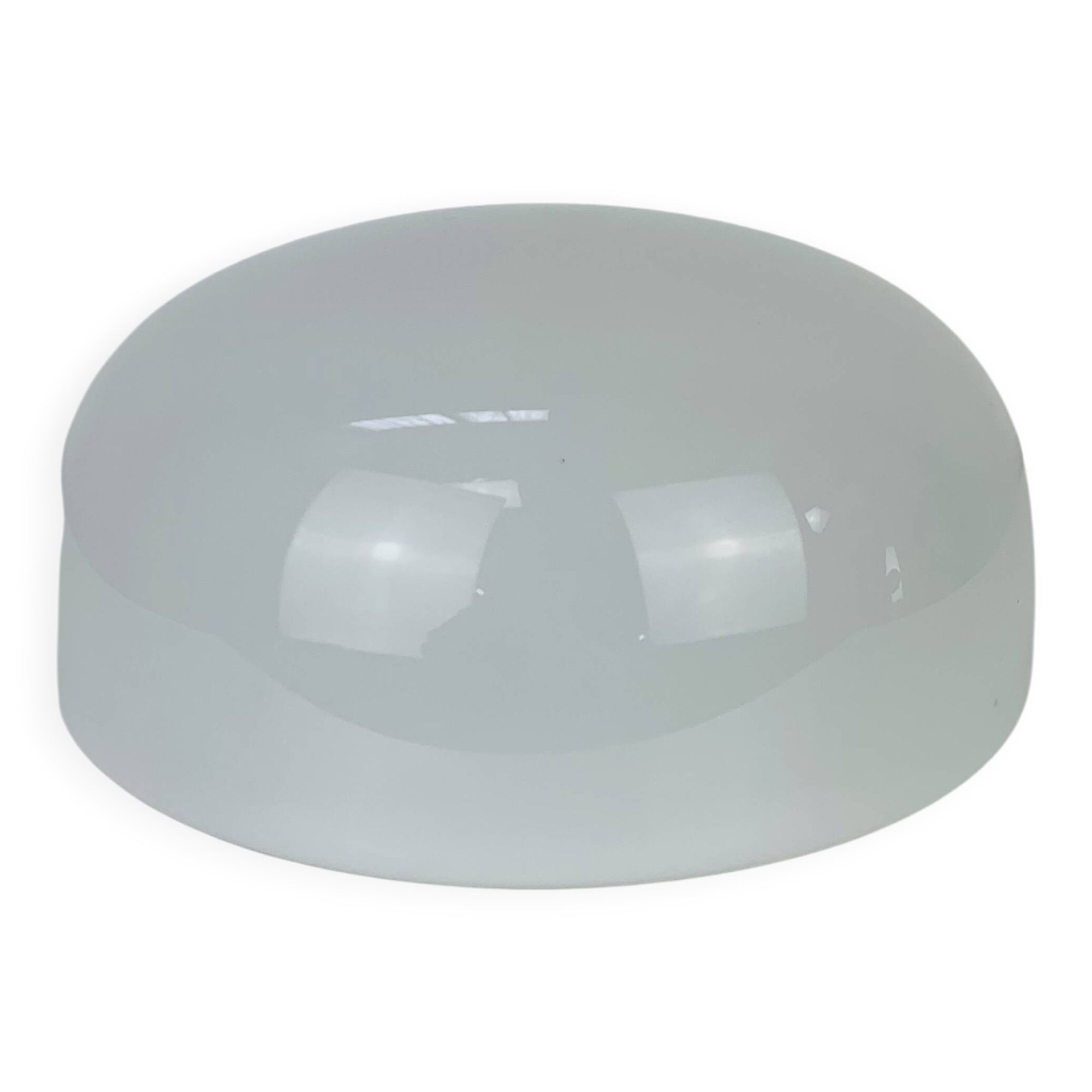 Vintage half-sphere opaline wall lamp