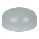 Vintage half-sphere opaline wall lamp