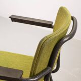 6 Dutch Design Gispen Dining Chairs Model 1235 by André Cordemeyer 1960s