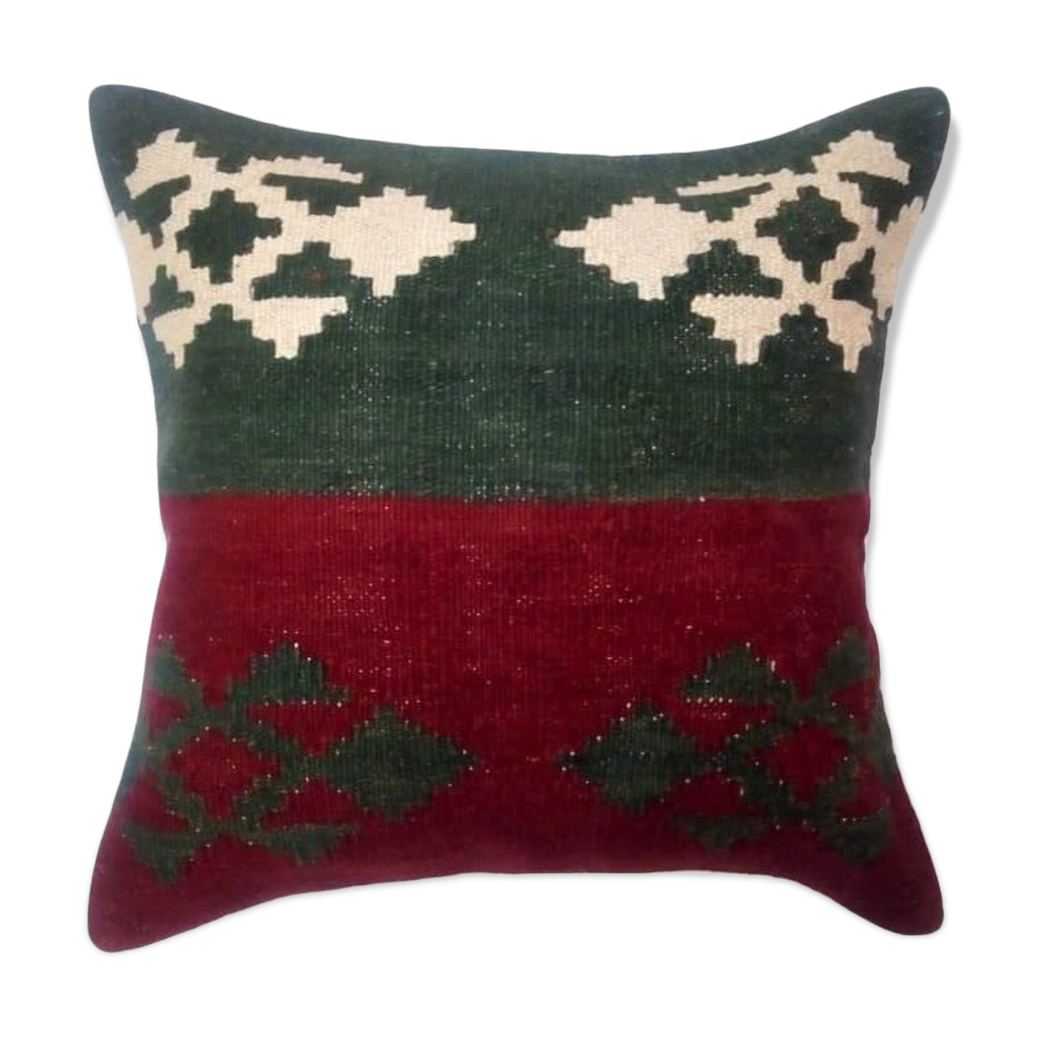 Coussin kilim d'origine iranienne 50x50cm