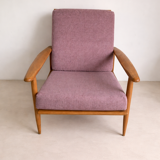 Scandinavian armchair with 3 positions
