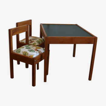 Set child chairs and table