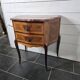 Curved chest of drawers in Louis XV style marquetry