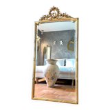 Antique mirror with a Louis XVI pediment